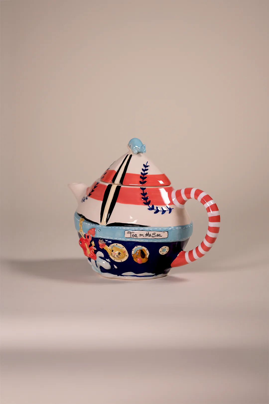 Tea On the Sea Sailboat Teapot - Image 4