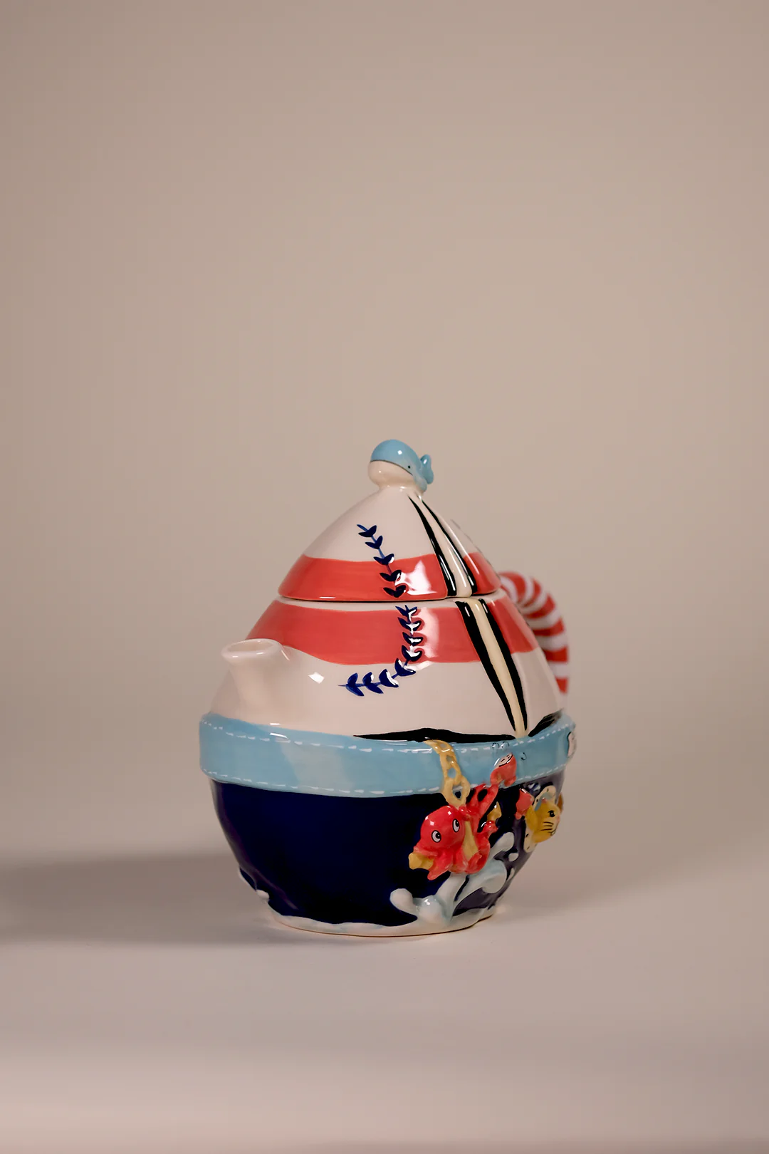 Tea On the Sea Sailboat Teapot - Image 6