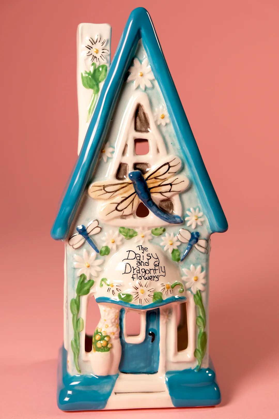 The Daisy and Dragonfly Flowers Candle House - Image 7