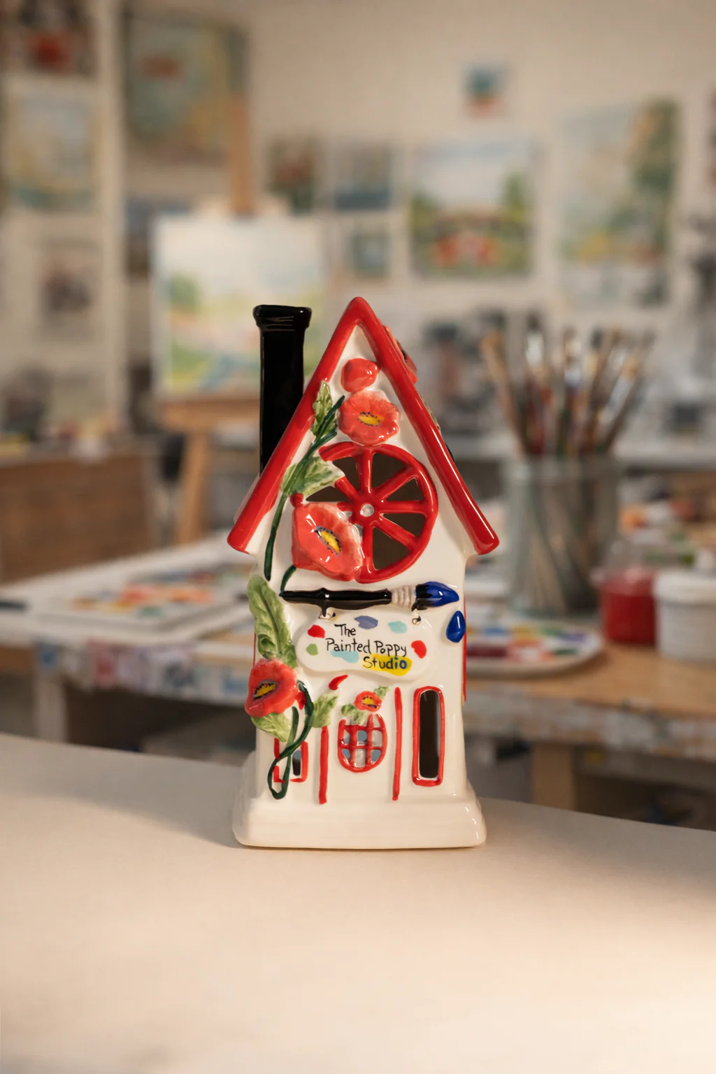 The Painted Poppy Studio Candle House - Image 2