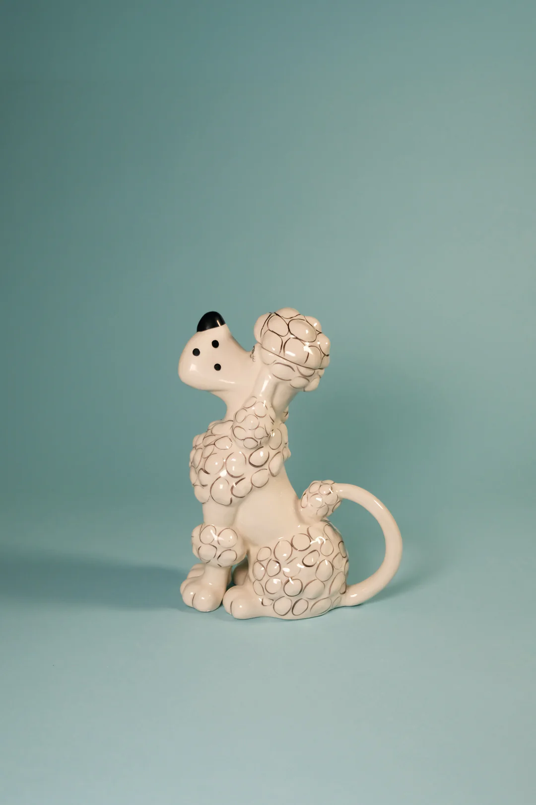 Toy Poodle Teapot - White - Image 4