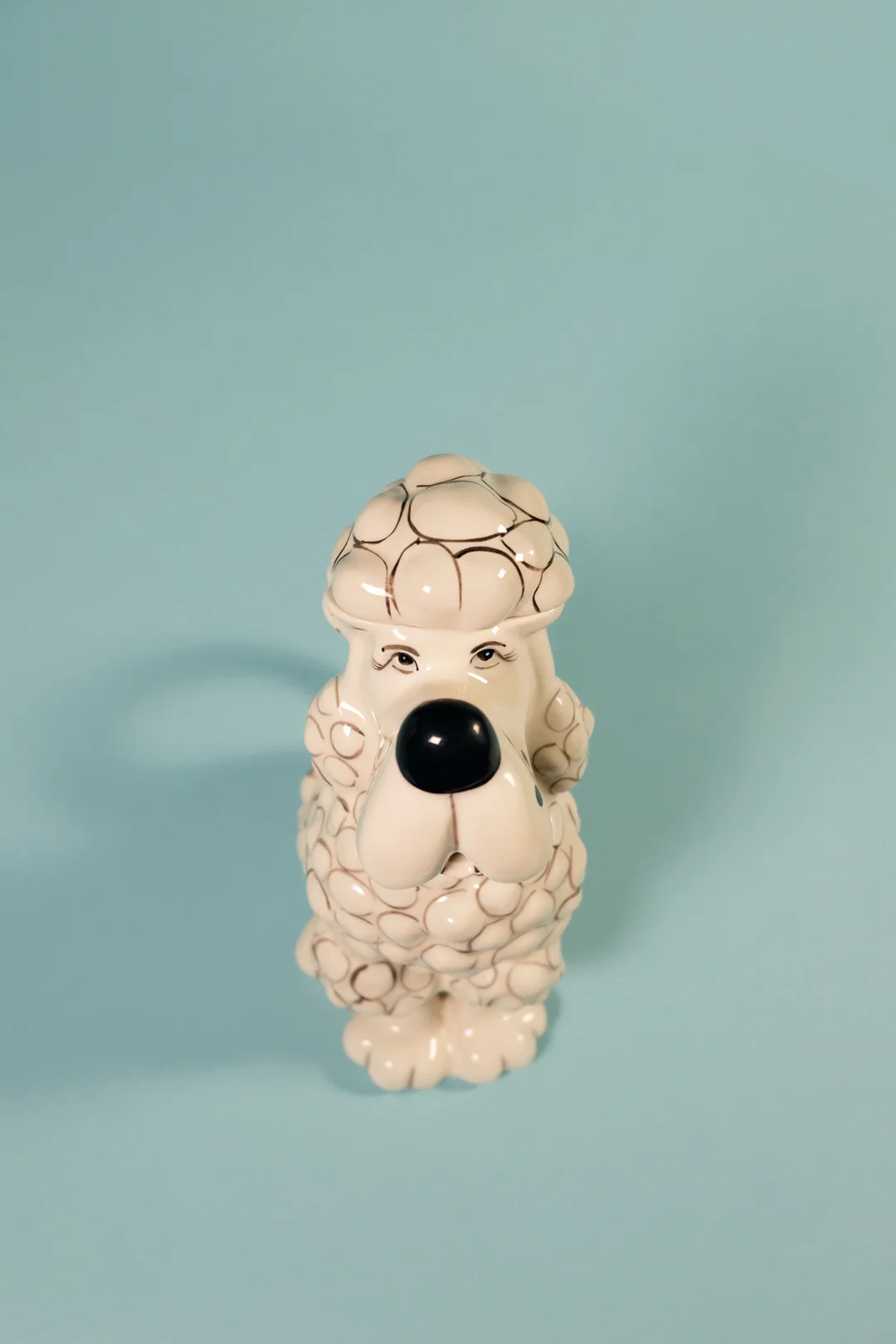 Toy Poodle Teapot - White - Image 8