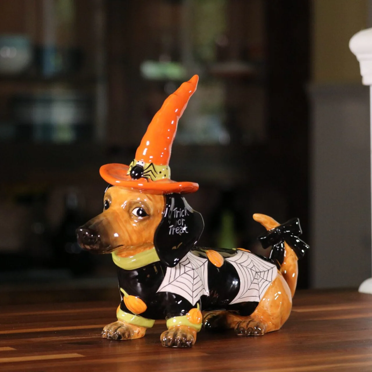 Trick or Treat Dachshund Figurine