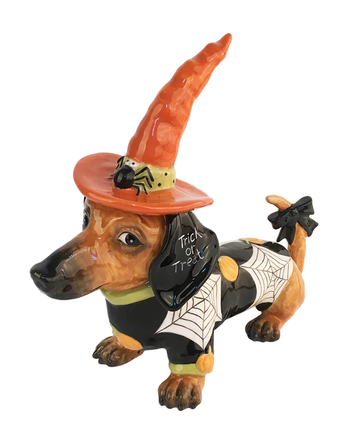 Trick or Treat Dachshund Figurine - Image 3