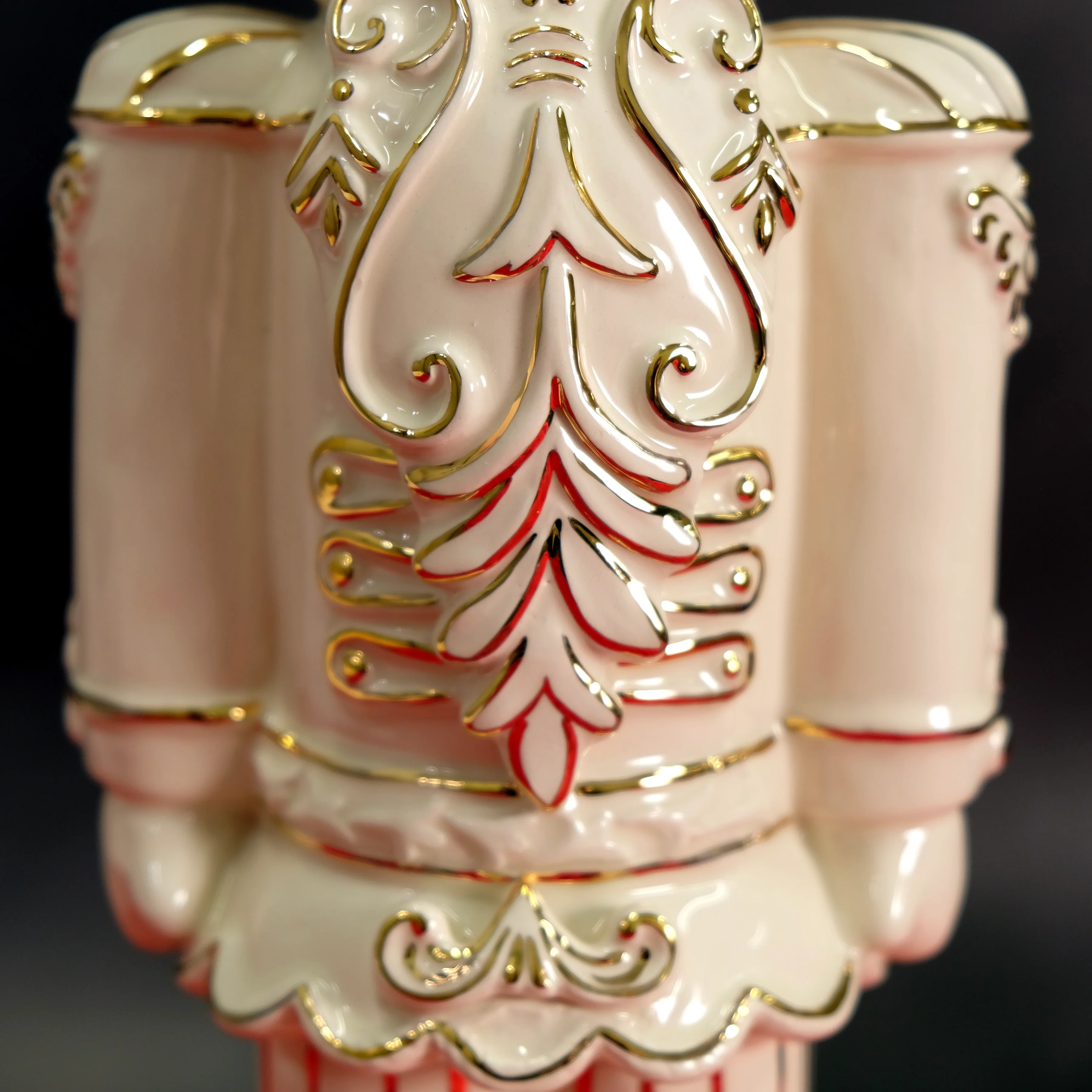 Trophy White Gold Nutcracker Figurine - Image 7