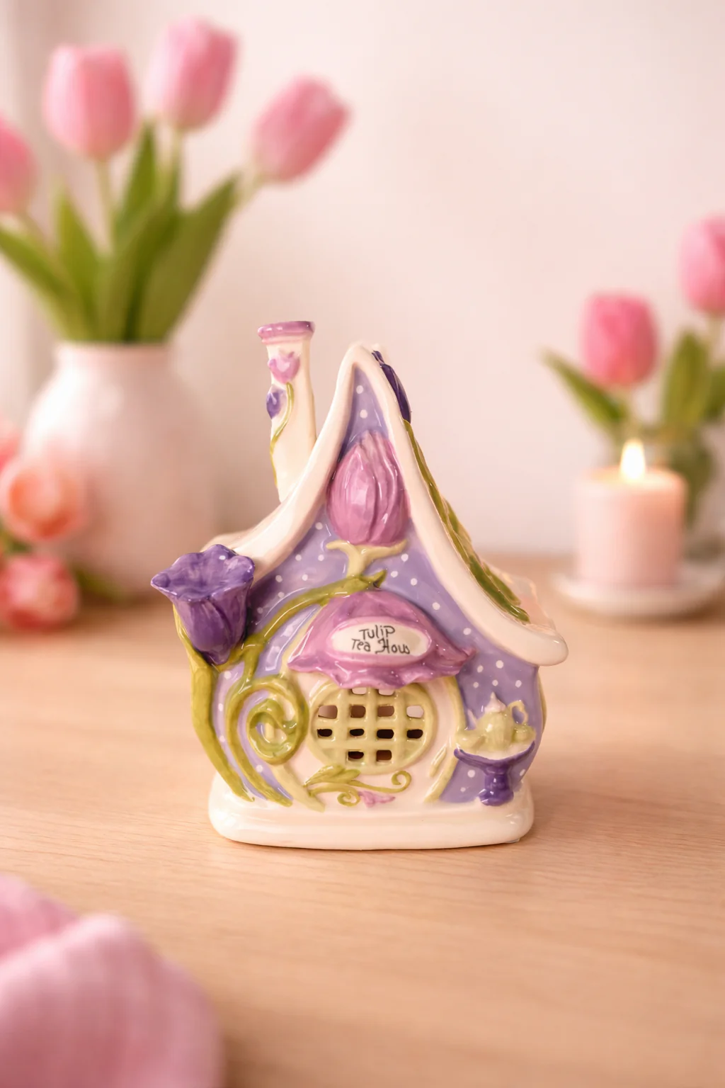 Tulip Tea House Candle House - Image 2
