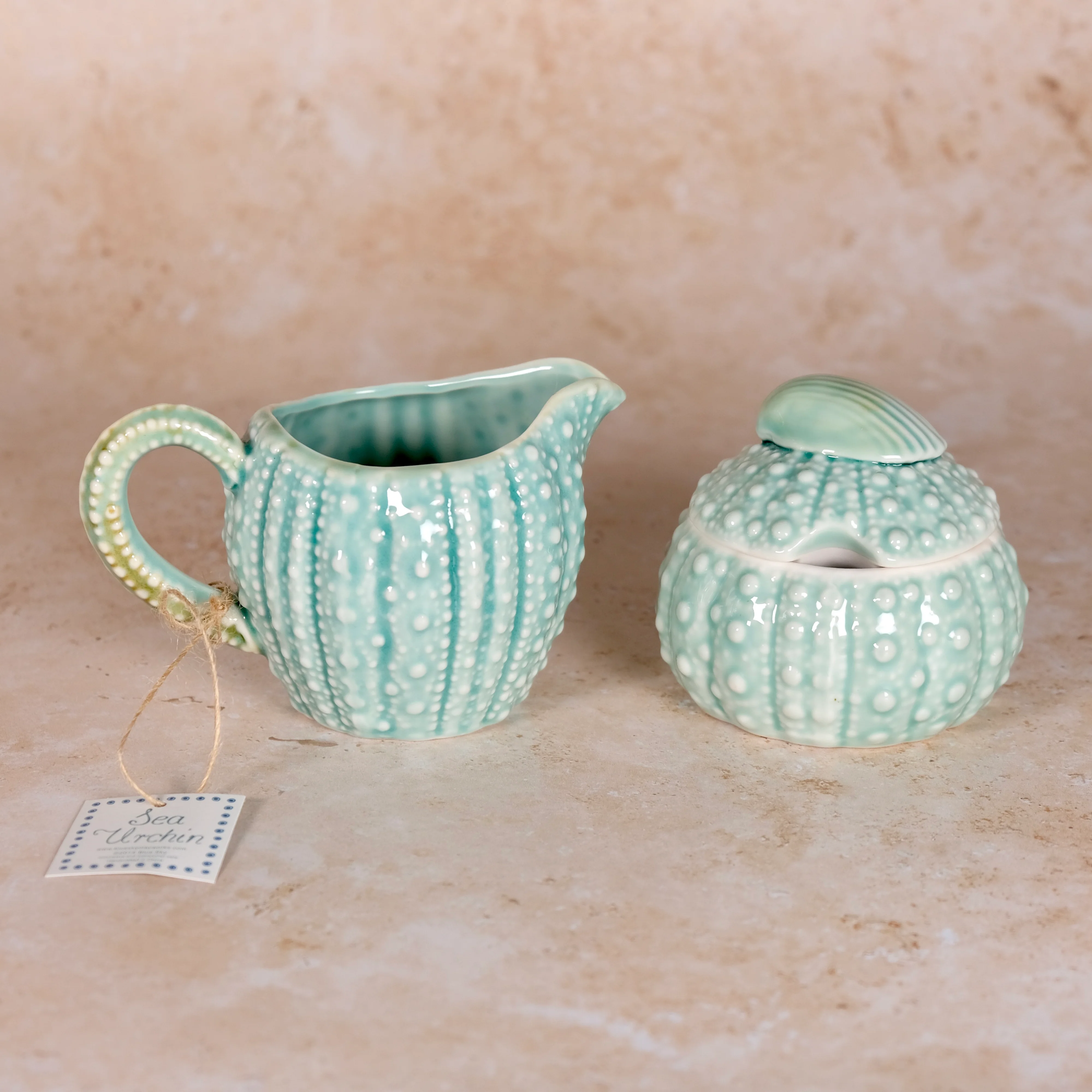 TURQ URCHIN SUGAR BOWL - Image 5