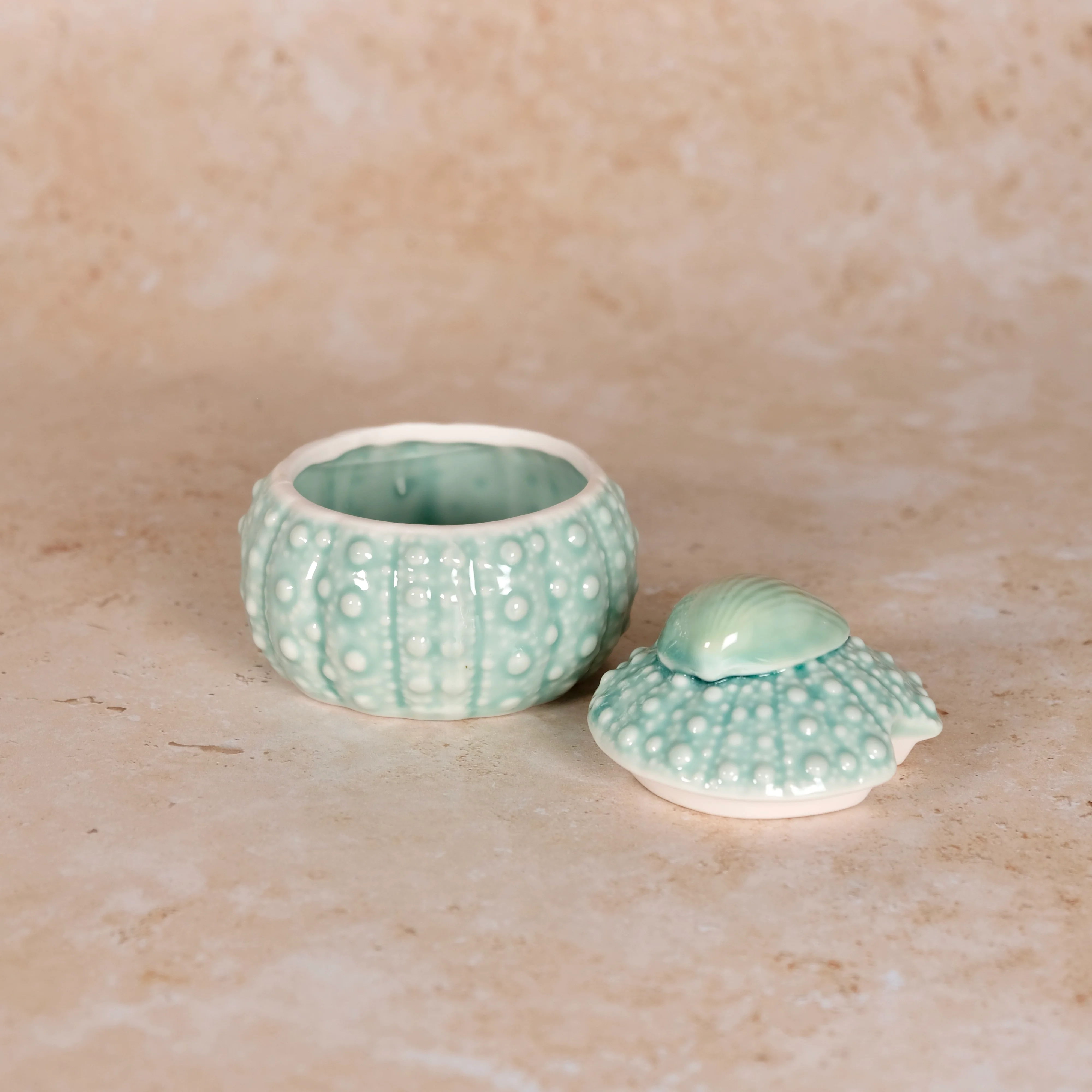 TURQ URCHIN SUGAR BOWL - Image 2