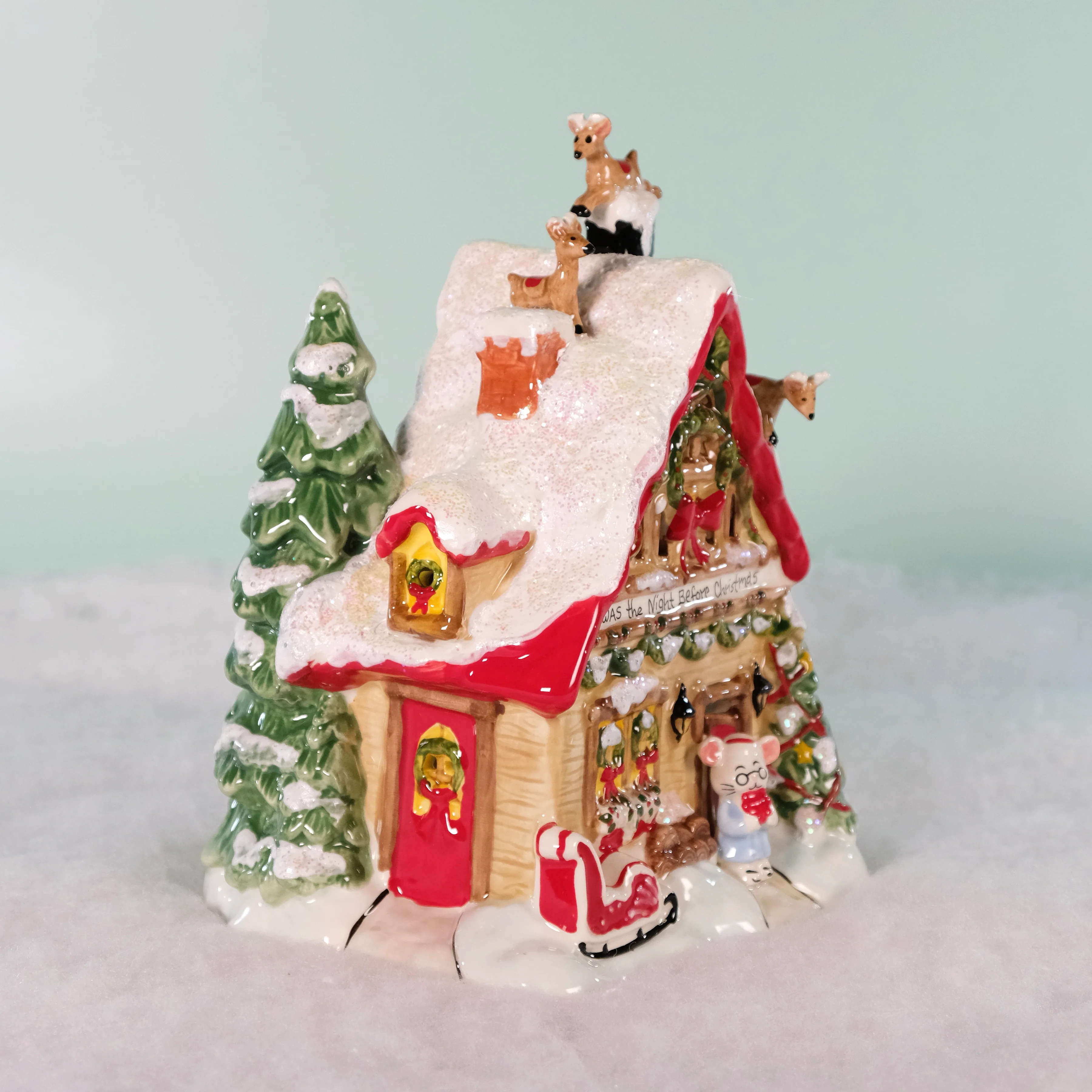 Twas The Night Before Christmas Candle House - Image 2