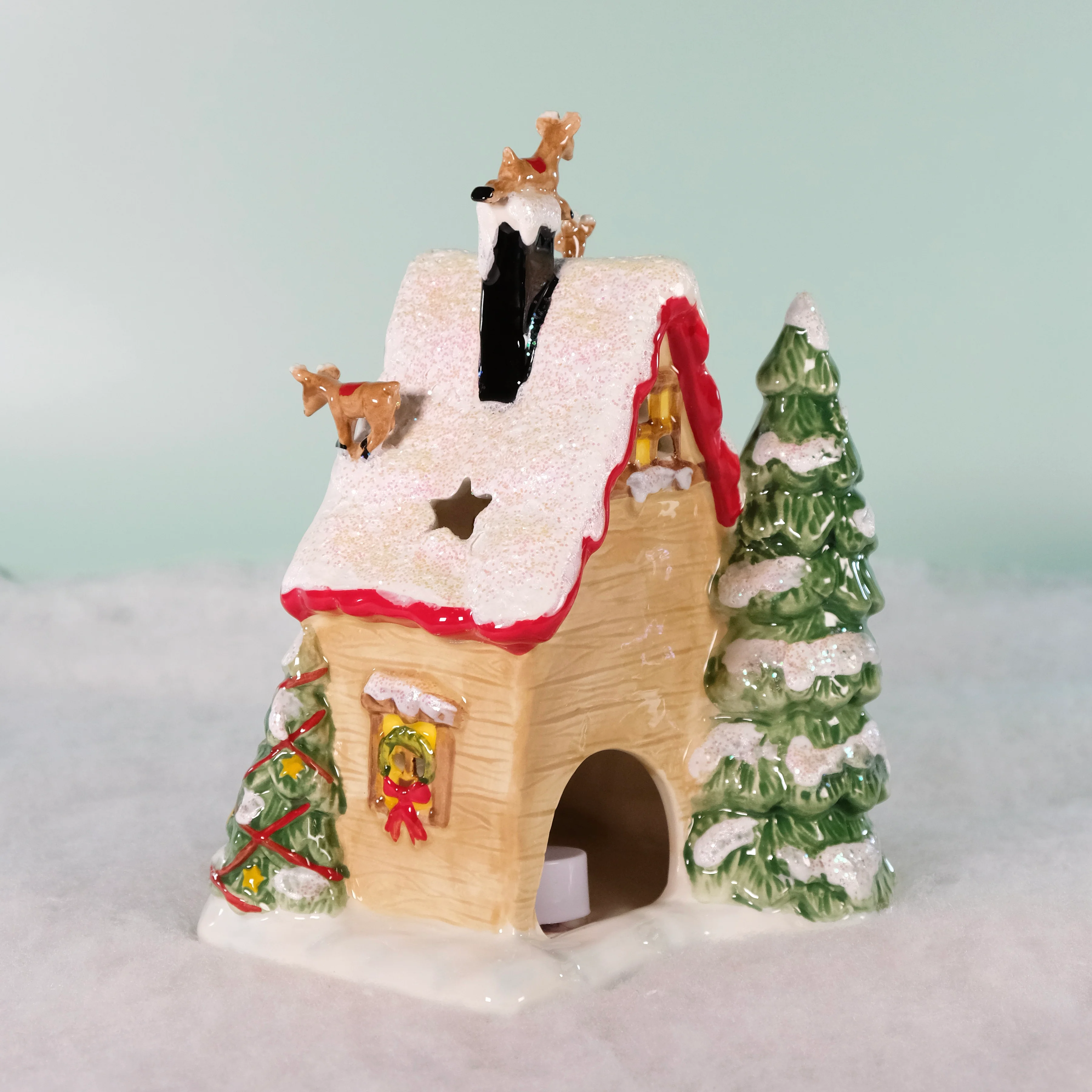 Twas The Night Before Christmas Candle House - Image 4