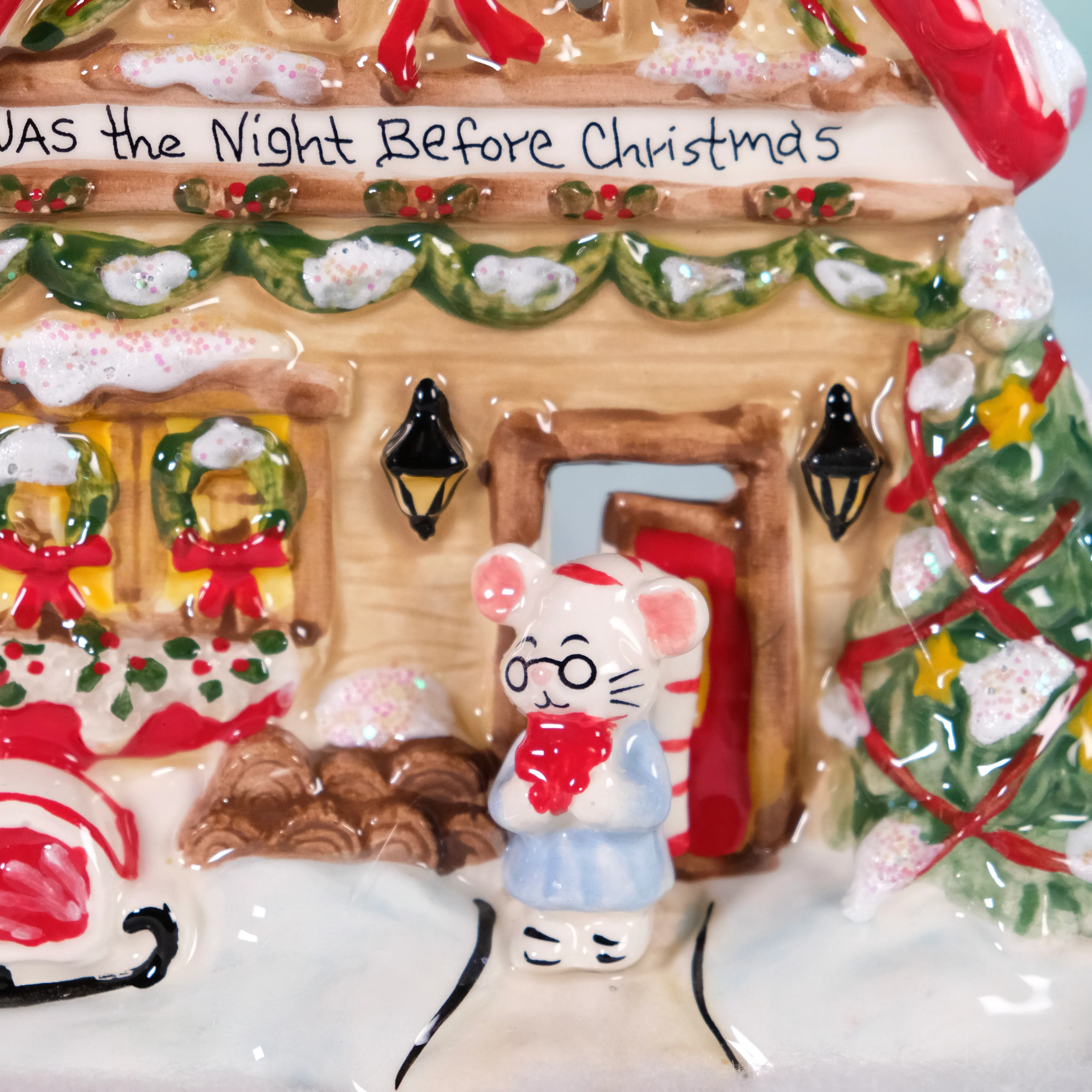 Twas The Night Before Christmas Candle House - Image 6