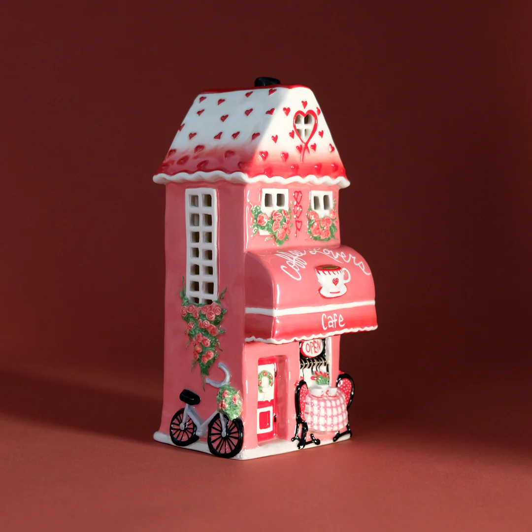 Valentine's Day Coffee Lovers Candle House - Image 2