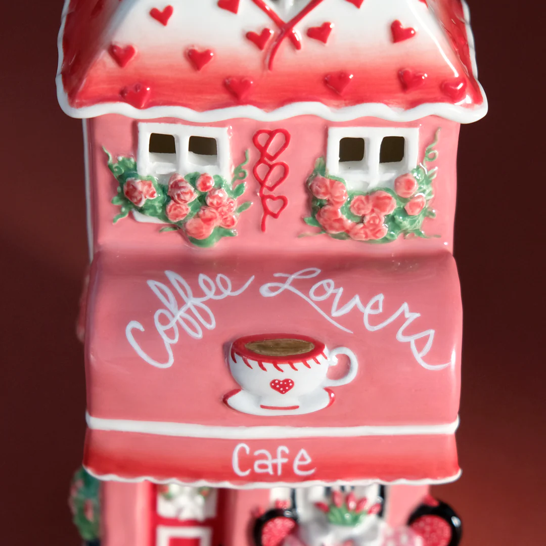 Valentine's Day Coffee Lovers Candle House - Image 6