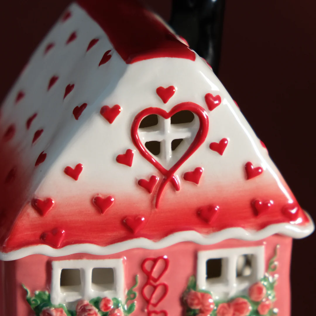 Valentine's Day Coffee Lovers Candle House - Image 9