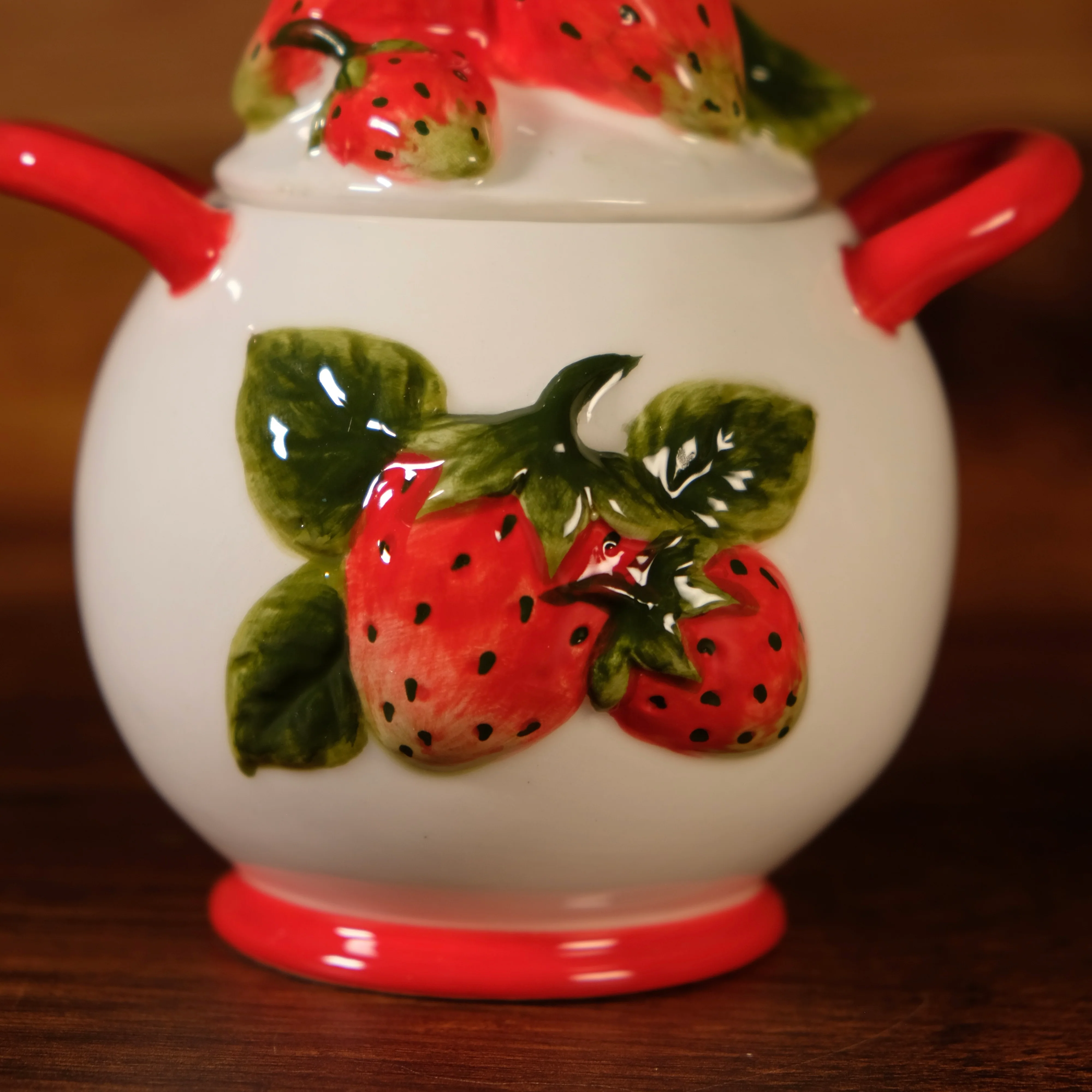 Strawberry Sugar Bowl - Image 2