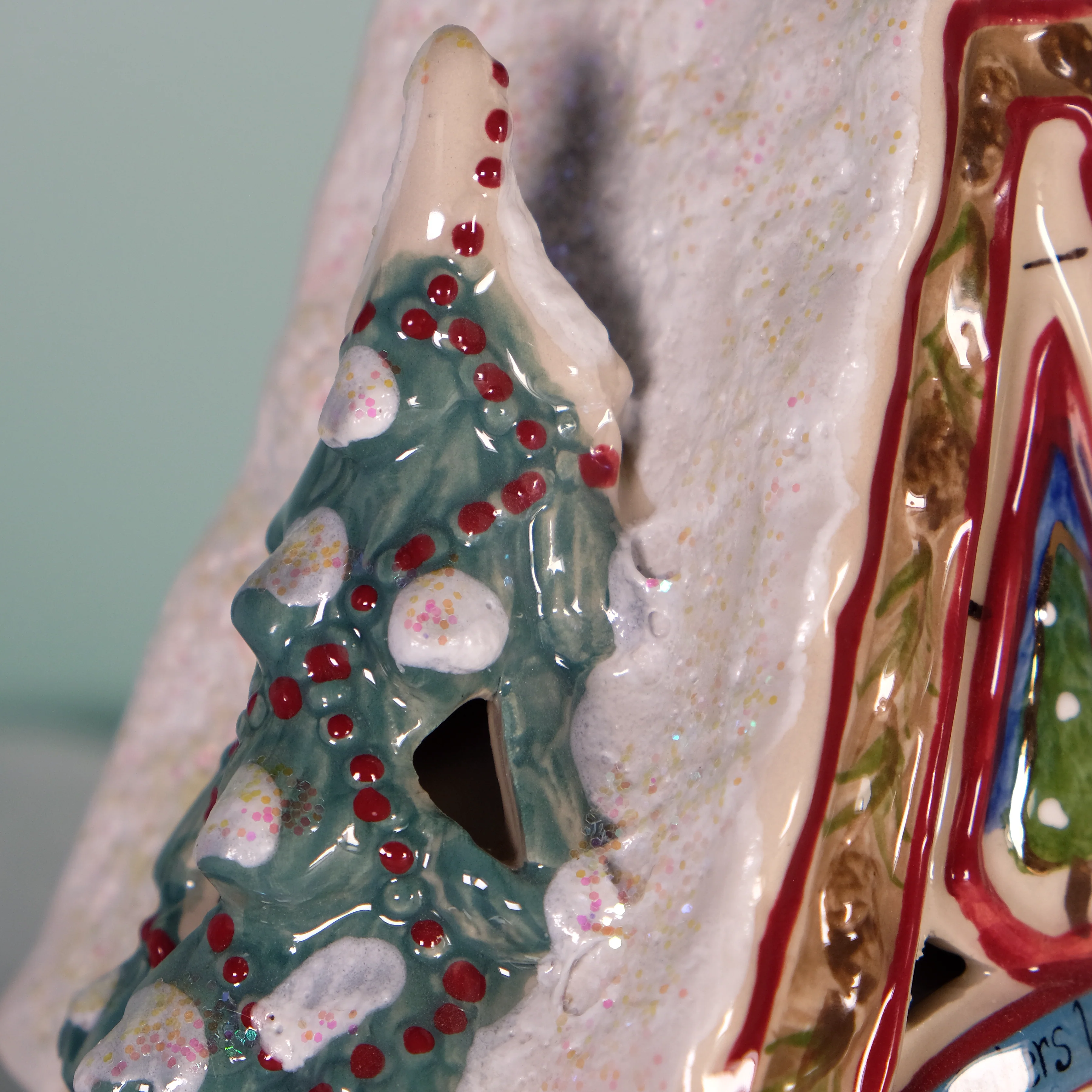 Winter Wonderland Church Candle House - Image 6