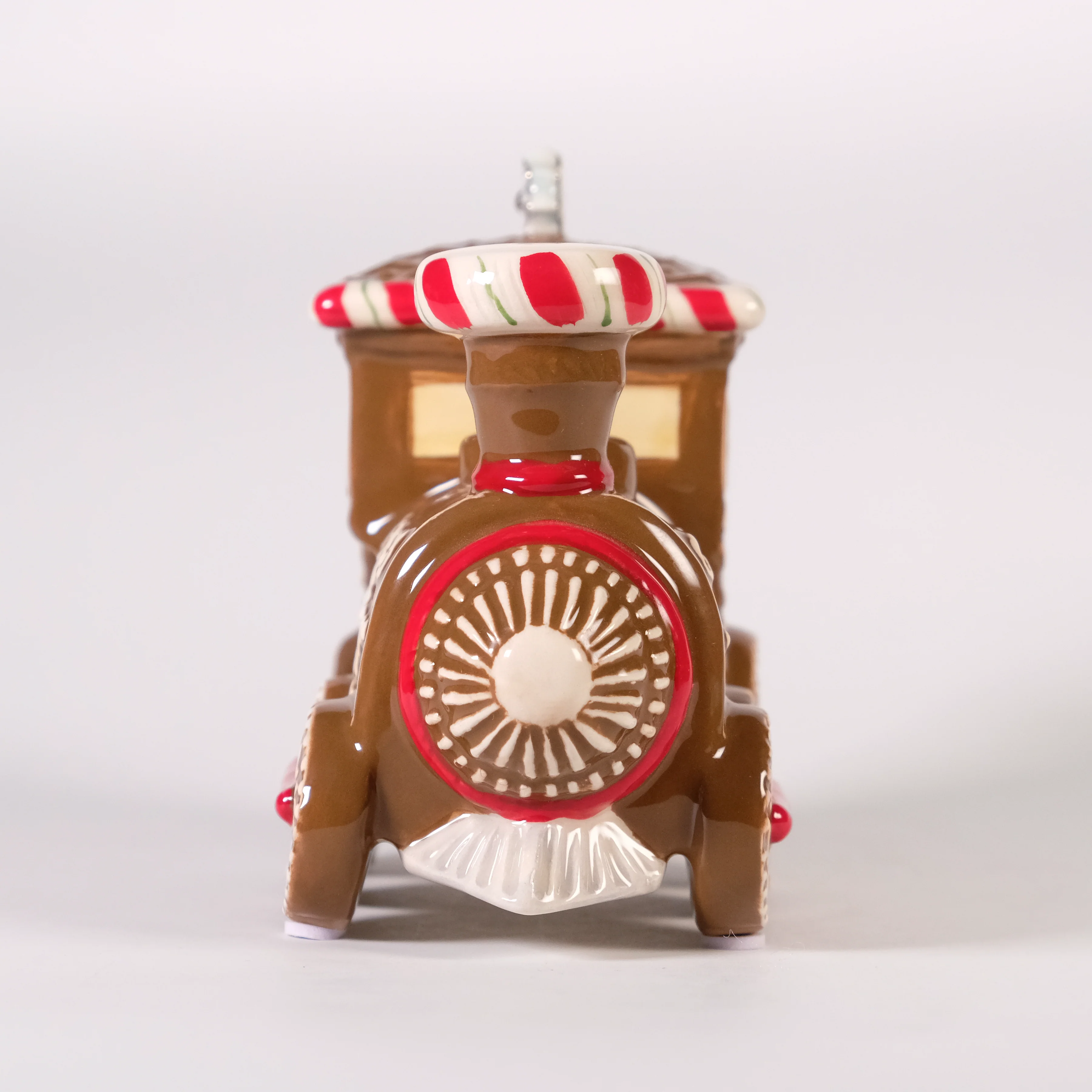 Woodland Gingerbread Train Candle House - Image 3