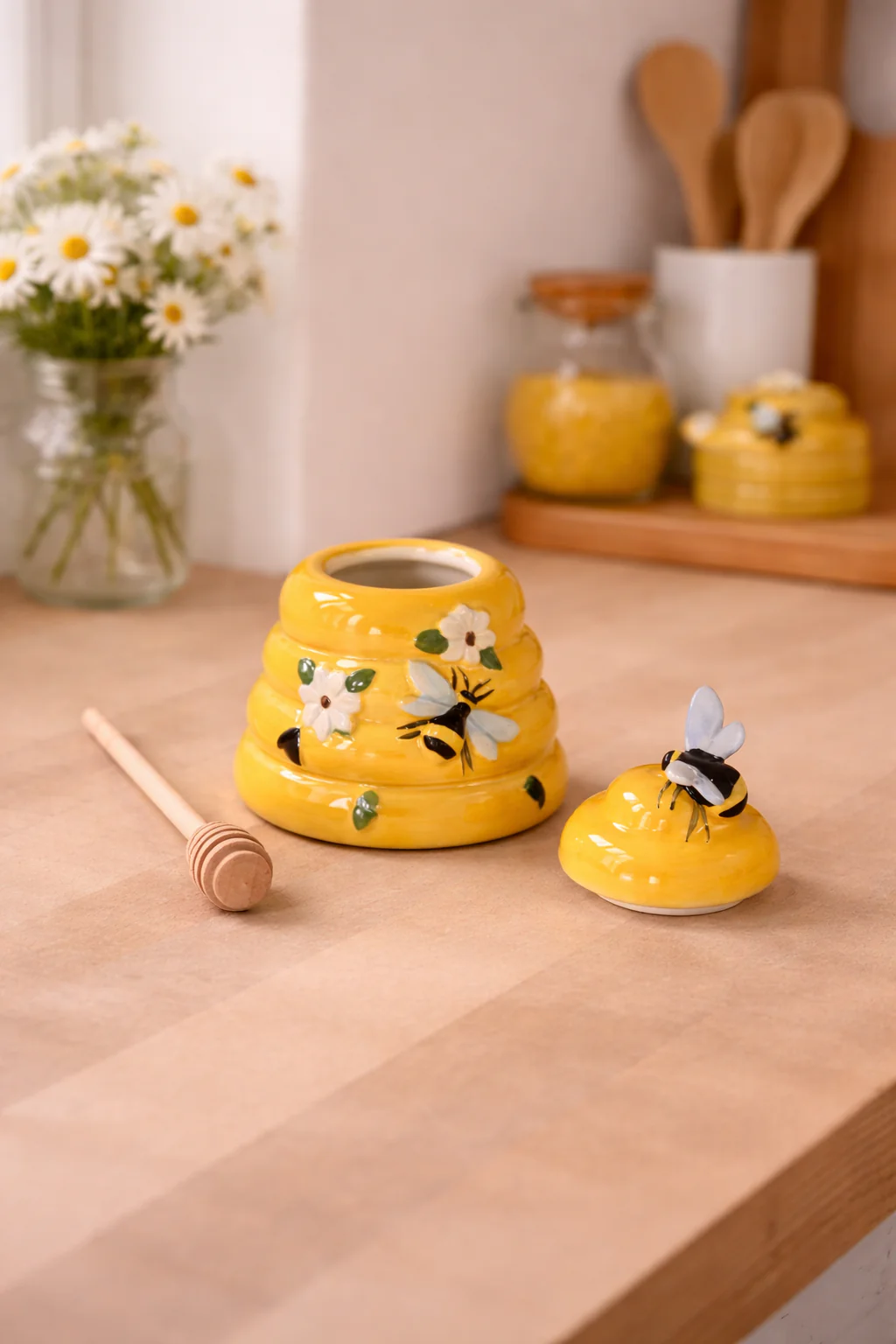 Yellow Hive Honey Pot - Image 2