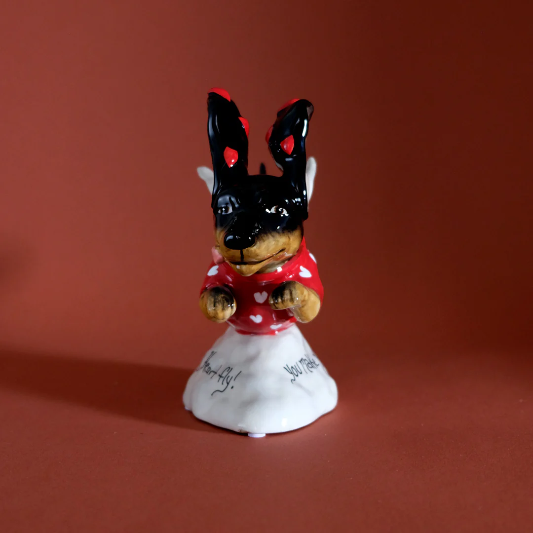 You Make My Heart Fly! Dog Figurine - Image 3