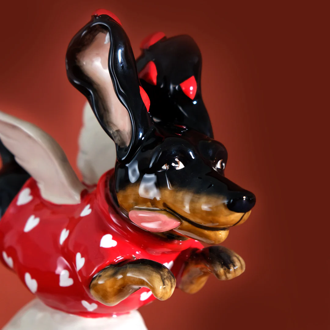 You Make My Heart Fly! Dog Figurine - Image 6